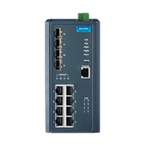 8G + 2Sfp + 2Vdsl Managed Ethernet Sw, B+B Smartworx, Mfr#: EKI-7712G-2FV-AE